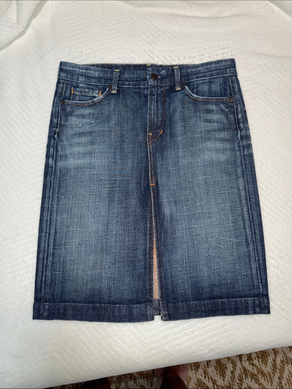 Citizens of Humanity Knee Length High Slit Skirt size 26